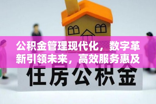 灵璧公积金管理现代化，数字革新引领未来，高效服务惠及民生