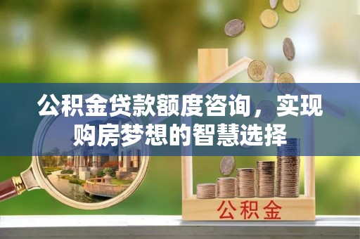 灵璧公积金贷款额度咨询，实现购房梦想的智慧选择