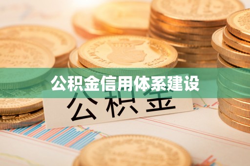 灵璧公积金信用体系建设