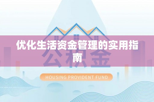 灵璧优化生活资金管理的实用指南