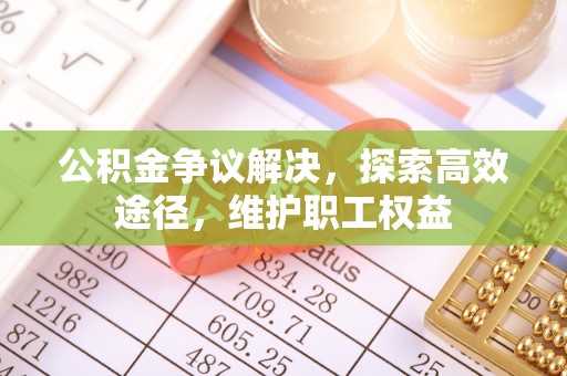 灵璧公积金争议解决，探索高效途径，维护职工权益