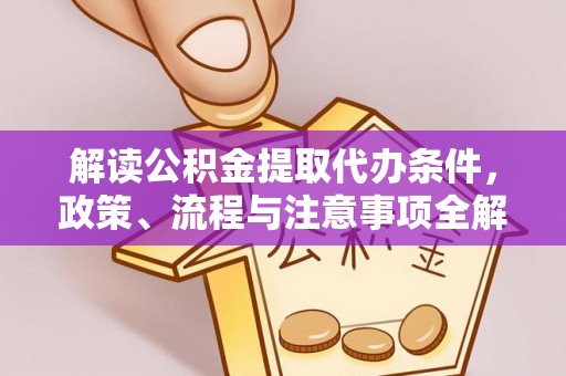灵璧解读公积金提取代办条件，政策、流程与注意事项全解析