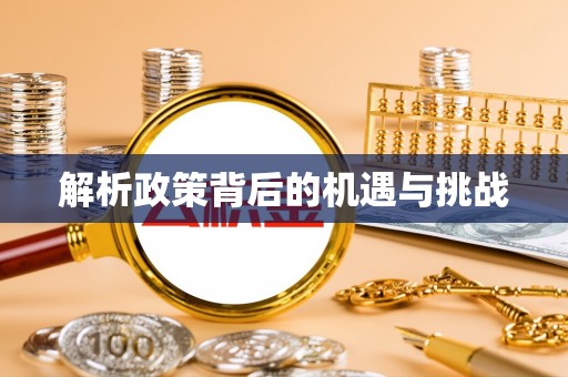 灵璧解析政策背后的机遇与挑战