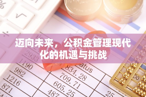 灵璧迈向未来，公积金管理现代化的机遇与挑战